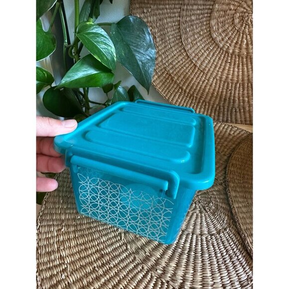Blue Plastic storage container - Picture 6 of 8